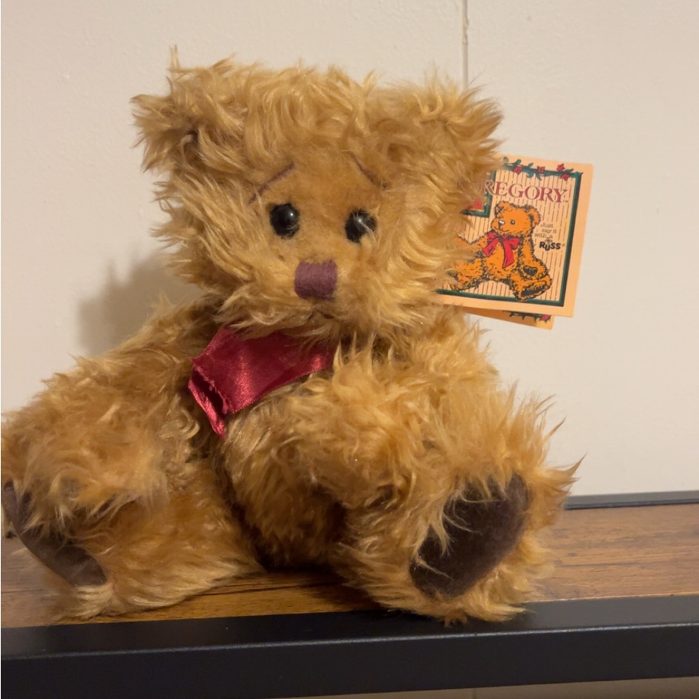 Gregory Golden Brown Teddy Bear NWT